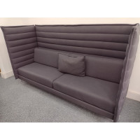 Vitra Alcove High Back 4 Seater Sofa in Dark ...