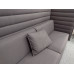 Vitra Alcove High Back 4 Seater Sofa in Dark Grey