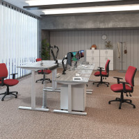 New Height adjustable workstation,  Dual moto...