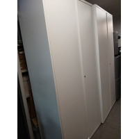 White Lockable Office Storage Cabinet – 4 Adj...