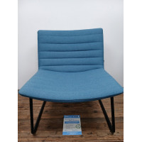 Vegas Lounge Chair by Narbutas - Blue Fabric
