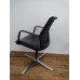Orangebox Workday Conference Chair in Black Leather