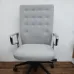 Vitra ID Task Office Chair Light Grey Upholstery Chrome Arms Black Base