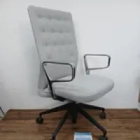 Vitra ID Task Office Chair Light Grey Upholst...