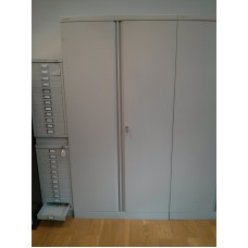 Bisley double door cupboards Grey Used 