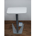 Elite Luna Laptop Table White Top Grey Base Office Home Working Desk