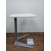 Elite Luna Laptop Table White Top Grey Base Office Home Working Desk
